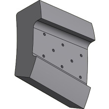 Sivukeraami  vasen 2 BJM 1500-2000 BJM1500-L161