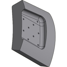 Sivukeraami  vasen 4 BJM 1500-2000 BJM1500-L163