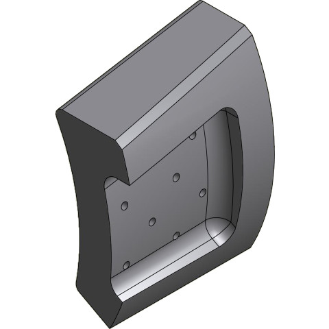 Sivukeraami  oikea 4 BJM 500 BJM500-R163A