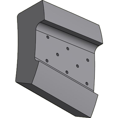 Sivukeraami  vasen 2 BJM 1500-2000 BJM1500-L161