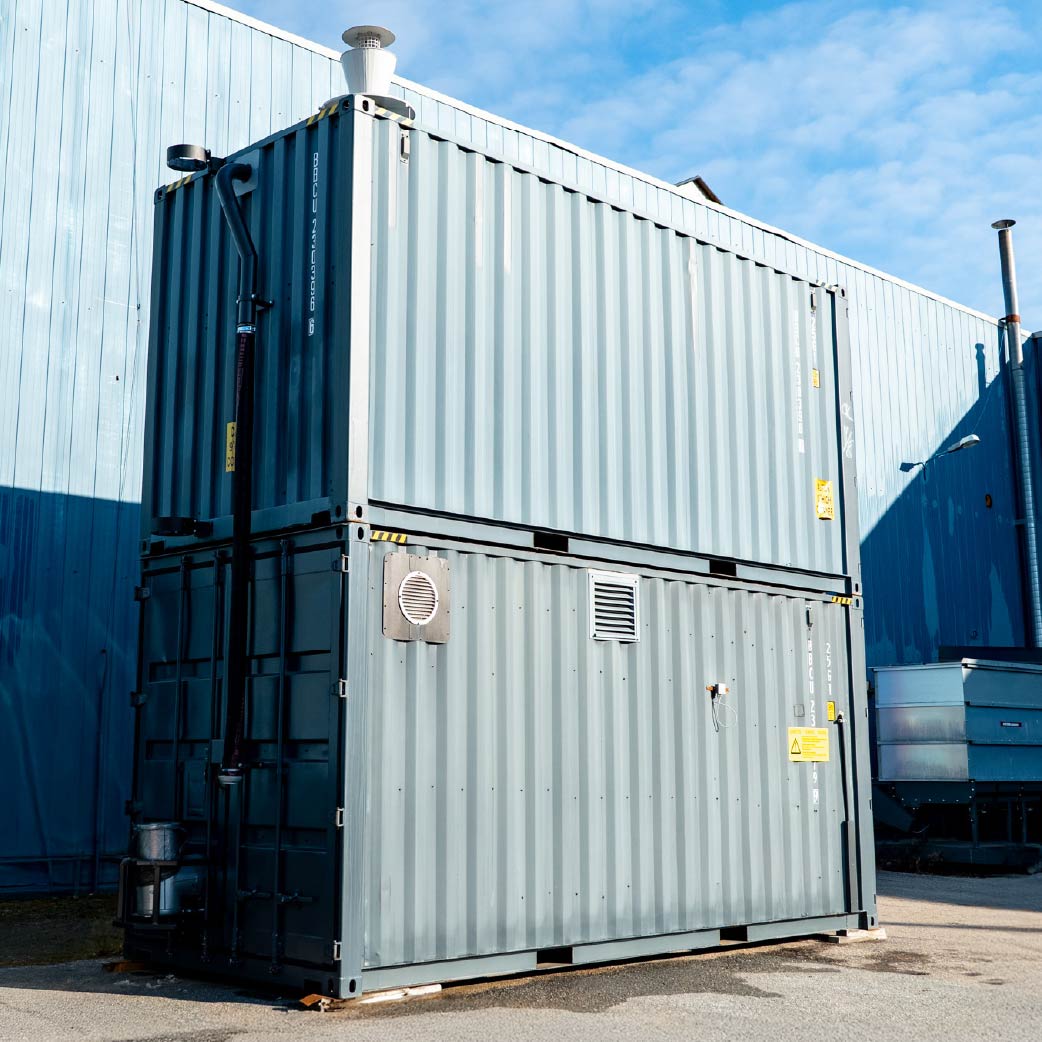 Tilapäinen lämmitys.