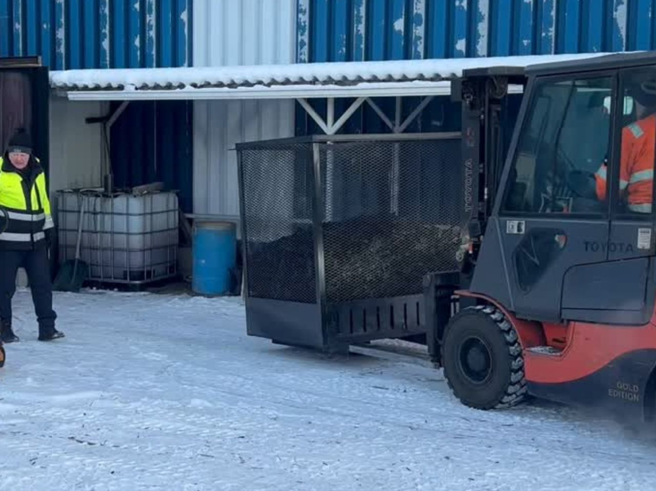 Biohiililaioksen purku alkaa