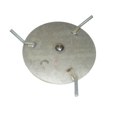 Plate mounted