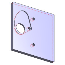 Service hatch inner isolation BCOM60-66D 25x366x366