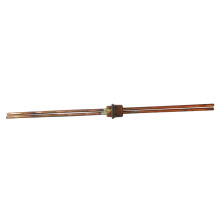 Adapter pipe for combustion chambers underpressure connection
