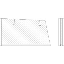 Side ceramic lower right Multijet 1000 LAP-MK10028
