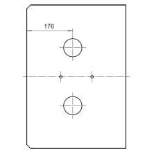 Reflector stone under convection hatch, Bio 2000-3000kW B52021b 50x379x550