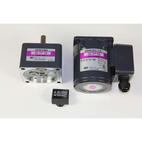 Motor and gearbox, Biojet T