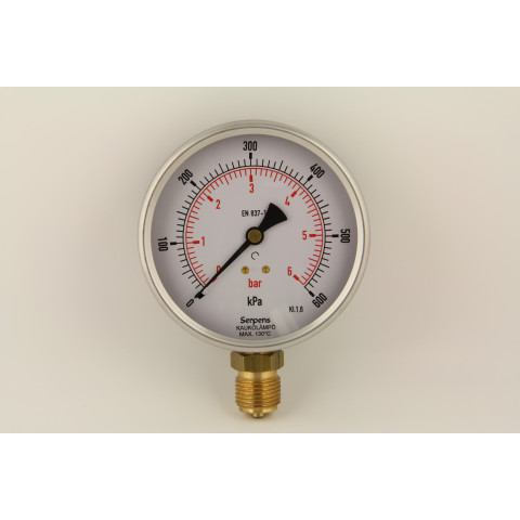 Pressure meterﾠ0-6barﾠM-103S/KﾠR1/2ﾠmaxﾠ130Cﾠ142039
