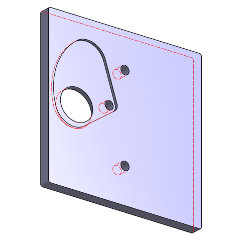 Service hatch inner isolation BCOM60-66D 25x366x366