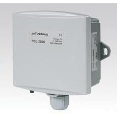 Combustion chambers diff. pressure transmitter Produal PEL-DK, +-100 Pa, 0-10 V