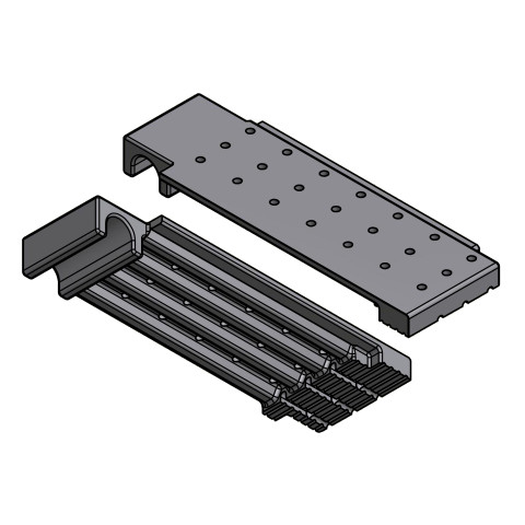 Fixed grate element 100mm wide, Biojet Multi 200-2000 BJM500-153C