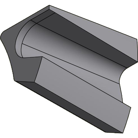 Side stone right 1 BJM 500 BJM500-R160B