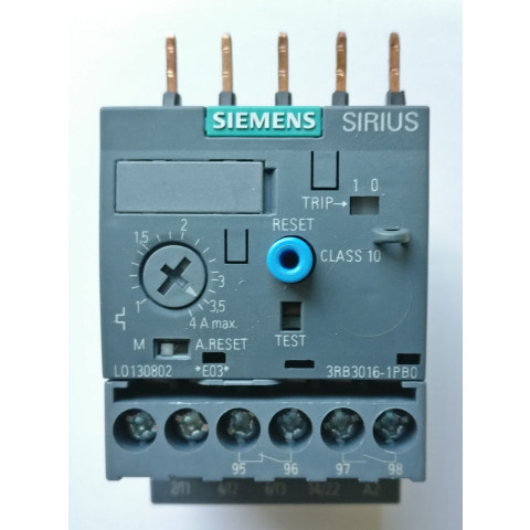 Overload relay Siemens 3RB3016-1PB0