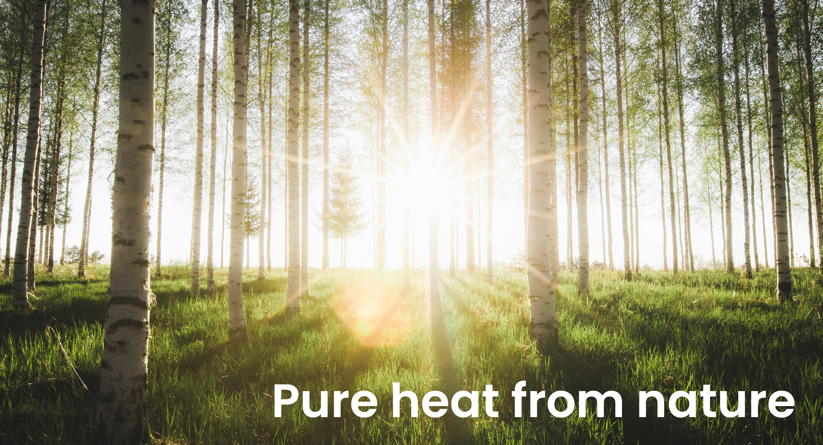 Ariterm Energy. Pure heat from nature. Spring scenery at Mahlu, Finland.