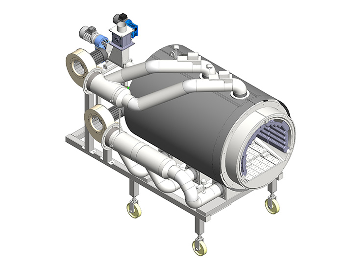 BioJet Multi pellettipoltin piirroskuva.